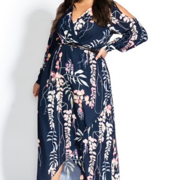 City Chic Dresses & Skirts - City Chic Hot House Vine Maxi NWOT